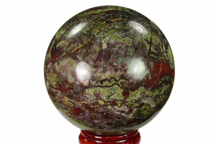 Polished Dragon's Blood Jasper Sphere - South Africa #146072